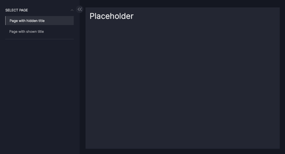 PageTitle